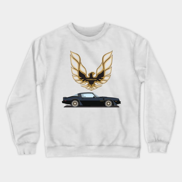 Trans Am Crewneck Sweatshirt by J7Artwork